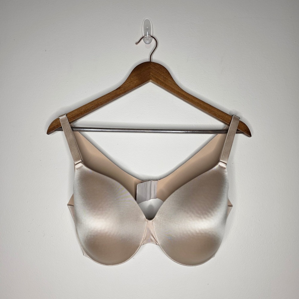 Soma Vanishing Back Full Coverage Bra Women 36DDD Nude Beige Underwire Smooth‎